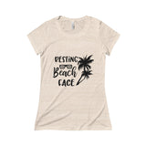 Triblend Short Sleeve Tee - Resting Beach Face