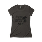 Triblend Short Sleeve Tee - Resting Beach Face