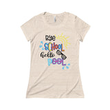 Triblend Short Sleeve Tee - Bye School Hello Pool