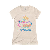 Triblend Short Sleeve Tee - Eat Sleep Beach Repeat