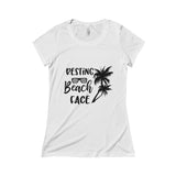 Triblend Short Sleeve Tee - Resting Beach Face