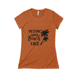 Triblend Short Sleeve Tee - Resting Beach Face