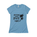 Triblend Short Sleeve Tee - Resting Beach Face