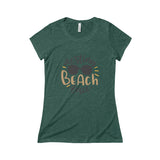 Triblend Short Sleeve Tee - Resting Beach Face