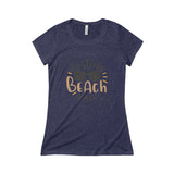 Triblend Short Sleeve Tee - Resting Beach Face