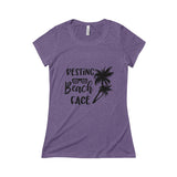 Triblend Short Sleeve Tee - Resting Beach Face