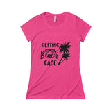 Triblend Short Sleeve Tee - Resting Beach Face