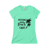 Triblend Short Sleeve Tee - Resting Beach Face