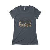 Triblend Short Sleeve Tee - Resting Beach Face