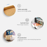 Decorative Pinboard - Free as a bird [Cork Map]