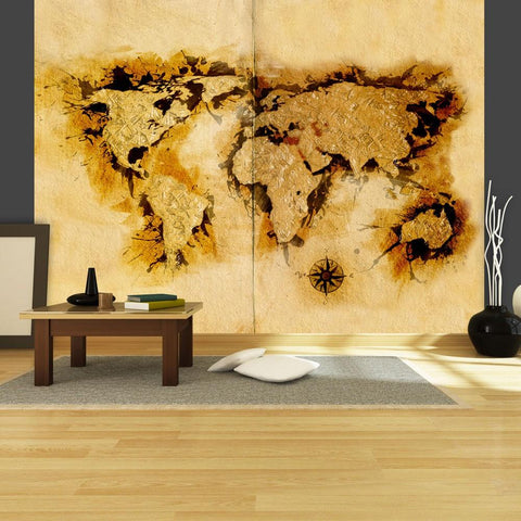 Wallpaper - Gold-diggers' map of the World