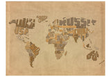 Wallpaper - Explorers' map of the World