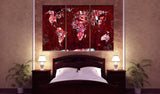 Decorative Pinboard - Ruby World [Cork Map]