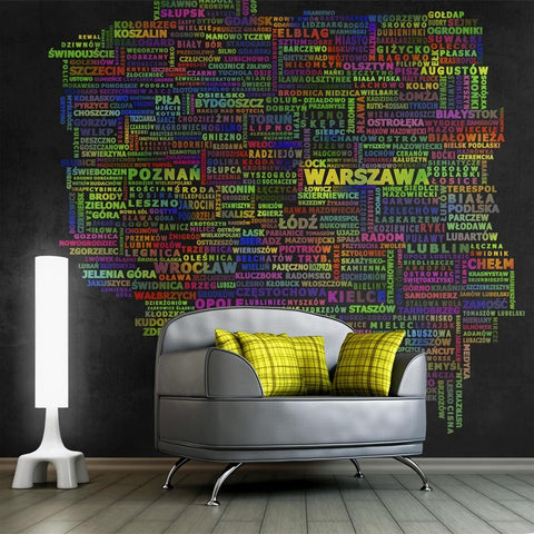 Wallpaper - The map of Poland