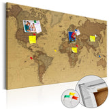 Decorative Pinboard - Ancient World Map [Cork Map]