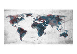 XXL wallpaper - World map on the wall