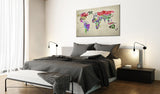 Decorative Pinboard - Global Tournée (EN) [Cork Map]