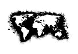 XXL wallpaper - White continents, black oceans...