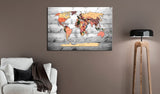 Decorative Pinboard - Direction World [Cork Map]