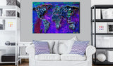 Decorative Pinboard - Intriguing World [Cork Map]