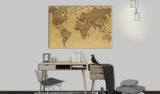 Decorative Pinboard - Ancient World Map [Cork Map]