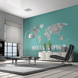Wallpaper - map - origami