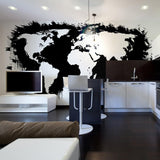 Wallpaper - White continents, black oceans...