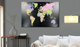 Decorative Pinboard - Human's Kingdom [Cork Map]