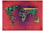 Wallpaper - Avant-garde World map