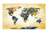 Wallpaper - Map of the World - Sun and sky