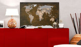 Decorative Pinboard - Cinnamon Travels [Cork Map]