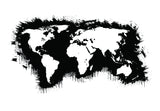 Wallpaper - White continents, black oceans...