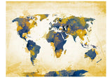 Wallpaper - Map of the World - Sun and sky