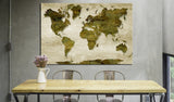 Decorative Pinboard - Forest Planet [Cork Map]