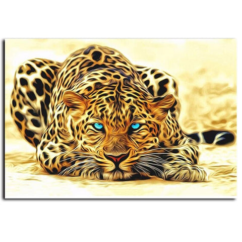 DIY Painting Of  Leopard