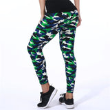 Leggings High Elastic Skinny Camouflage