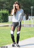 Leggings Women Fitness Mesh