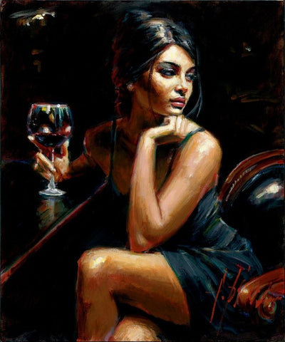 Woman Wine Painting DIY