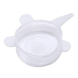 6 pcs Universal Silicone Suction Lid