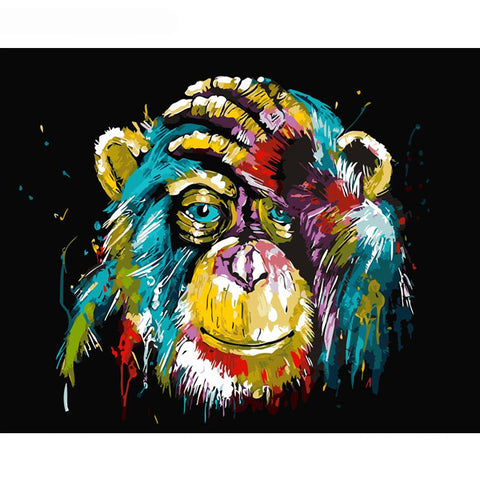 Baboon DIY Painting Wall Art Picture