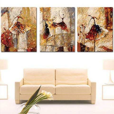 Panels Ballet Dancer DIY Painting