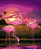 Digital DIY Painting Flamingo