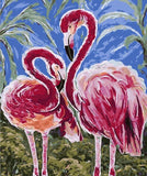 Digital DIY Painting Flamingo