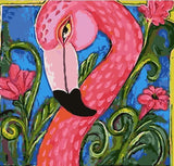 Digital DIY Painting Flamingo