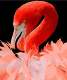 Digital DIY Painting Flamingo