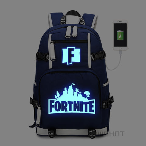 Fortnite Battle Royale Backpack With USB Charging