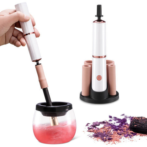 Electric Makeup Brush Cleaner & Dryer Machine Set