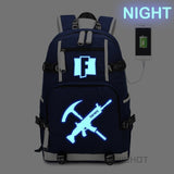 Fortnite Battle Royale Backpack With USB Charging