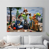 Fortnite 3D Battle Royale Game Canvas Art No Frame