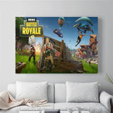 Fortnite 3D Battle Royale Game Canvas Art No Frame